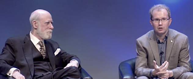 Vint and David at Panel Together