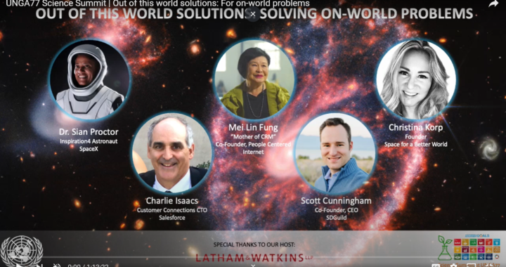UNGA77 Science Summit | Out of this world solutions: For on-world problems